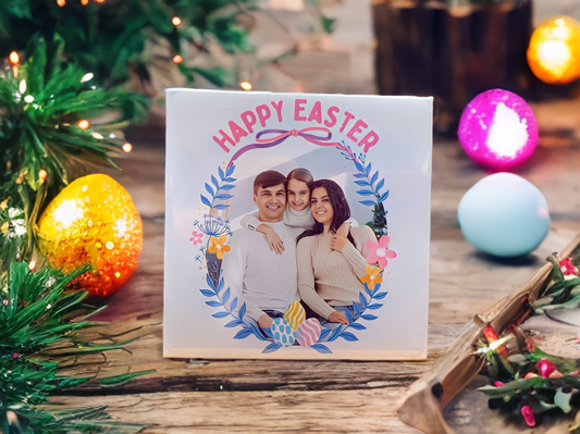 Unique Easter Photo Magnet Gift – Personalized with Your Images - Set of 9