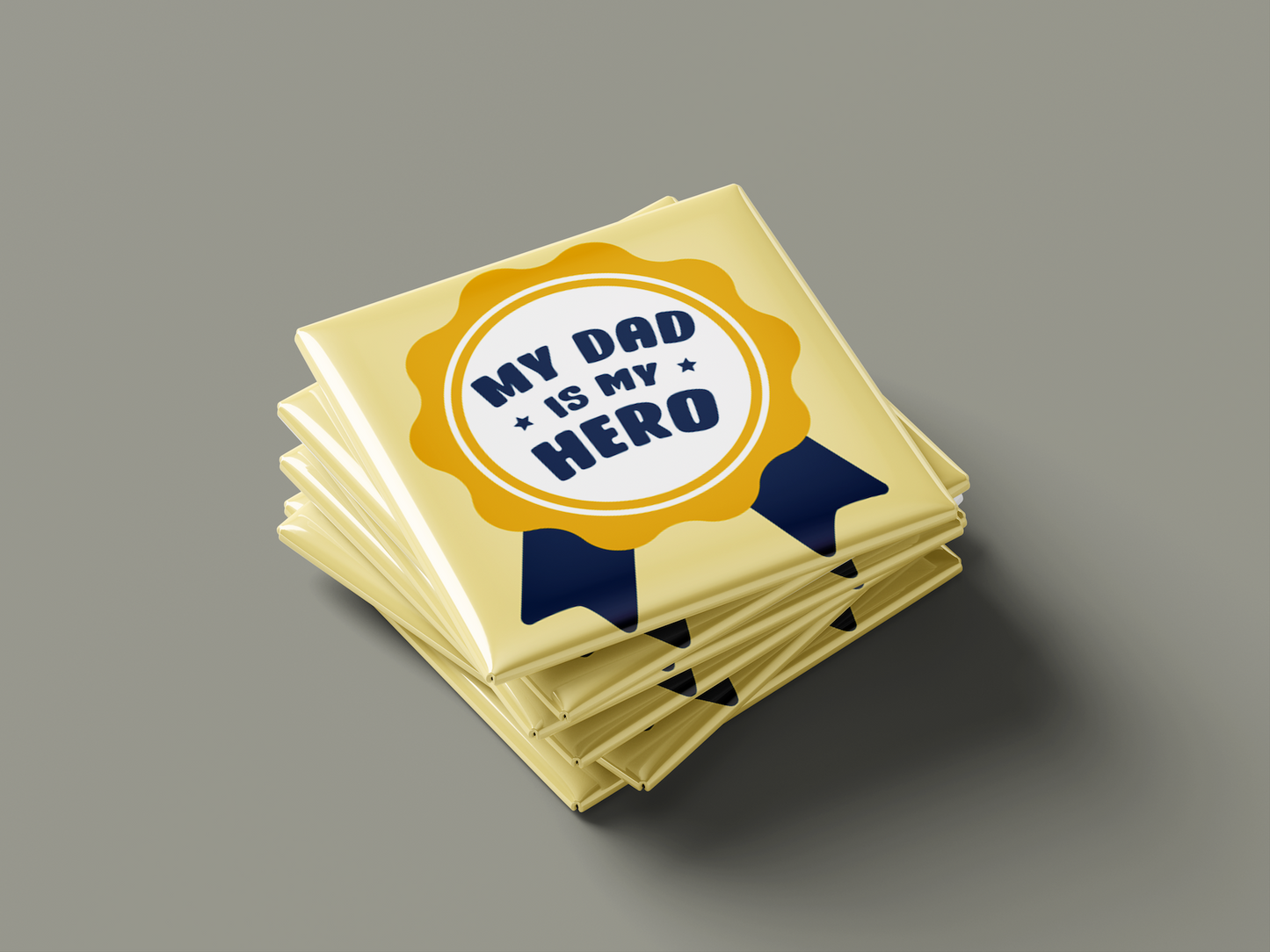 Father’s Day Fridge Magnets – Set of 6 (Super Dad, Best Dad Ever, I Love Dad)