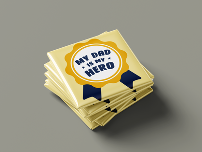 Father’s Day Fridge Magnets – Set of 6 (Super Dad, Best Dad Ever, I Love Dad)