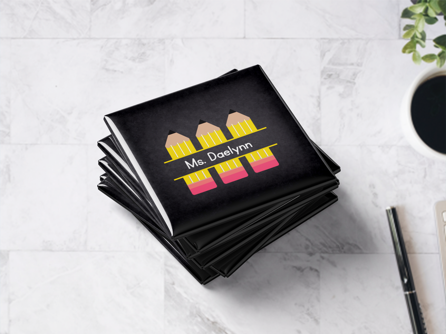 Teacher Fridge Magnets – 5 Ready-Made + 1 Personalized with Teacher Name