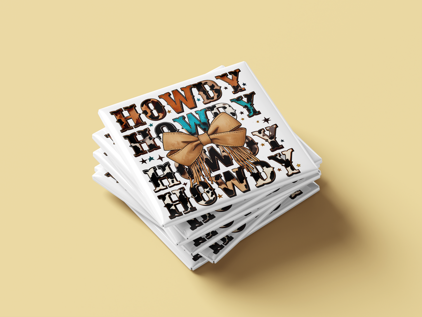 Western Rodeo Fridge Magnet Set – Howdy, Small Town Girl, Cowgirls Do It Better (Set of 4)