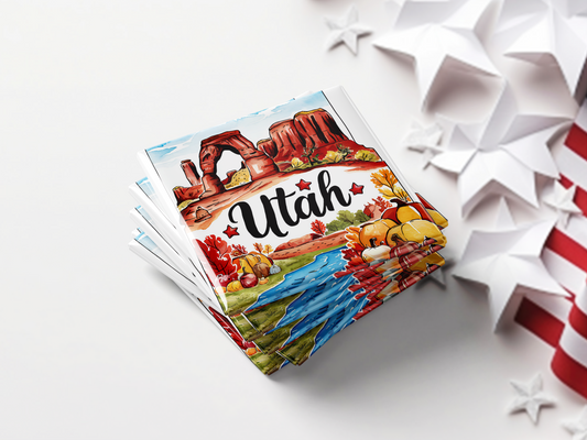 50 US States Magnet Set, Road Trip Travel Souvenir