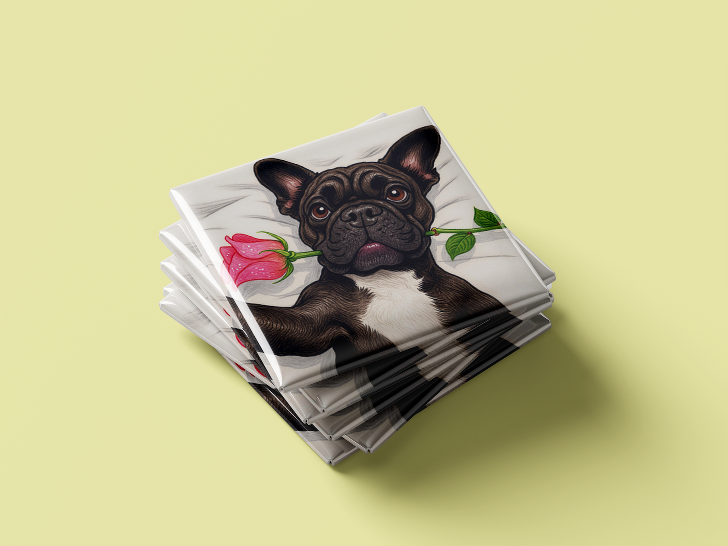 Custom Caricature Fridge Magnet – Personalized Cartoon Magnet from Your Photo, Set of 6