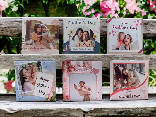Custom Mother’s Day Magnet Set – 6-Pack with Personalized Photos