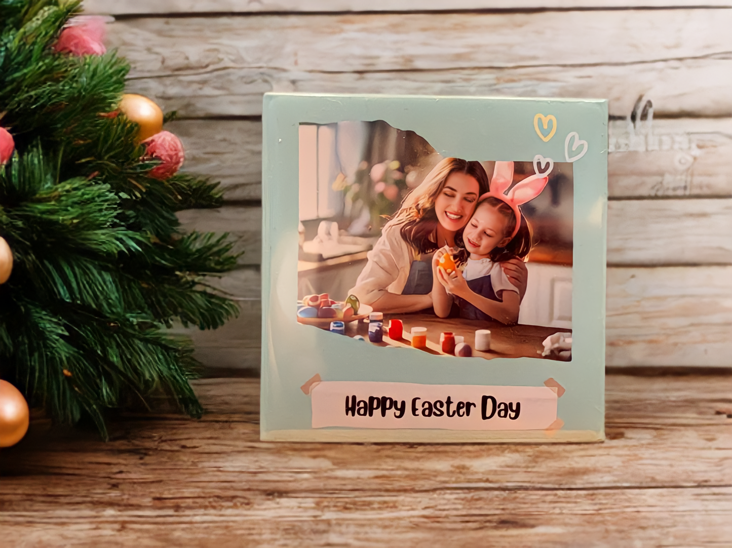 Personalized Easter Day Magnet Set - Unique with Personalized Photos - Set of 9